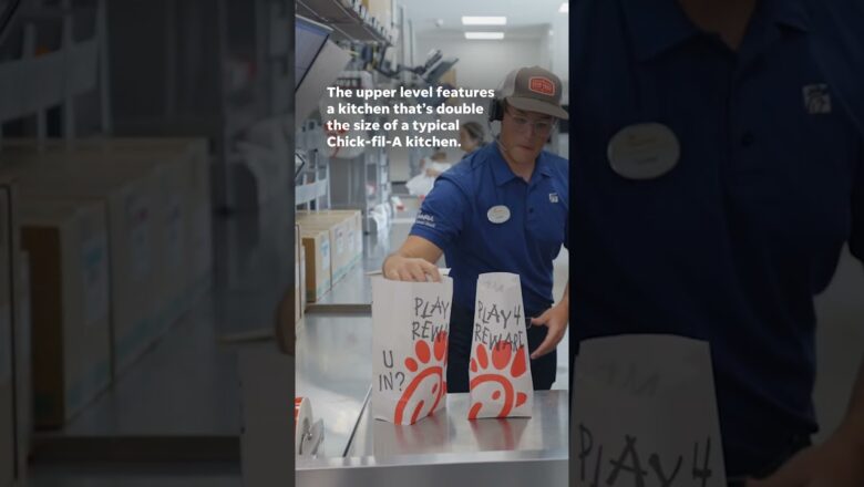 Chick-fil-A opens new two-story drive-thru outside of Atlanta #Shorts