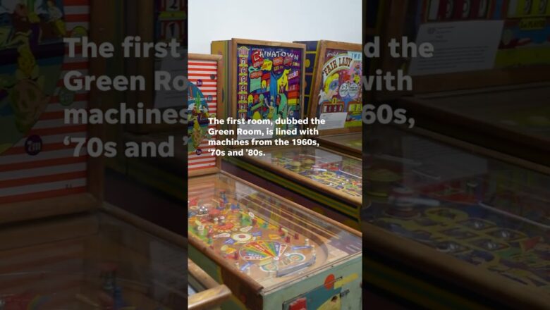 Pinball enthusiasts flock to Electromagnetic Pinball Museum #Shorts