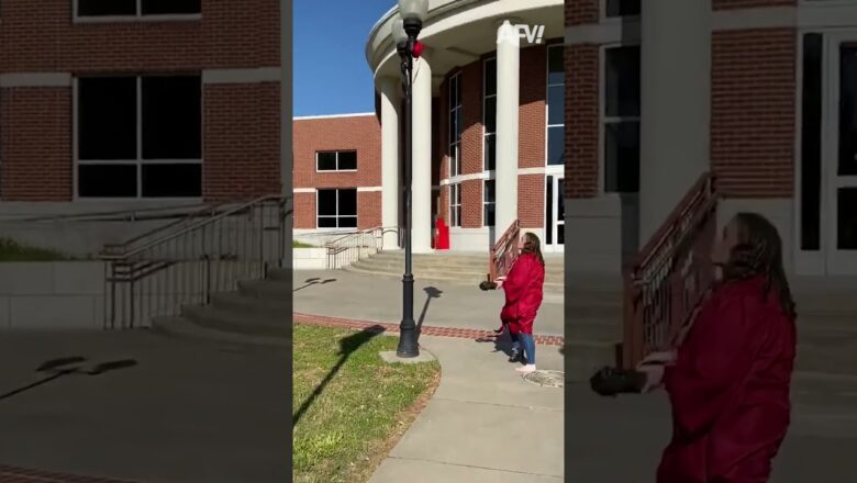 How’d that 🌬️wind🌬️ up there? 😂 #afv #fail #shorts