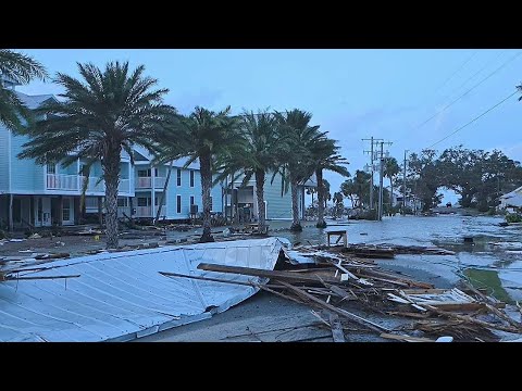 Hurricane Helene storm surge came in with ‘force of a locomotive’, Florida man says