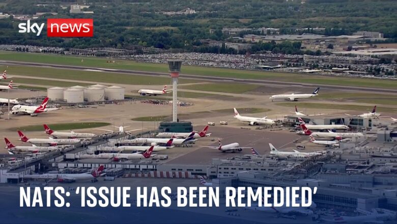 UK air traffic failure: ‘We have remedied the issue’ – NATS