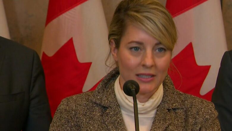 Canada won’t “sit quietly” while agents of India are allegedly connected to homicide: Joly