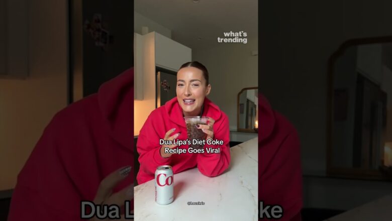 Dua Lipa’s Unusual Diet Coke Recipe Goes Viral