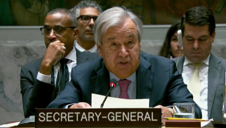 Guterres condemns ‘escalation after escalation’ in the Middle East