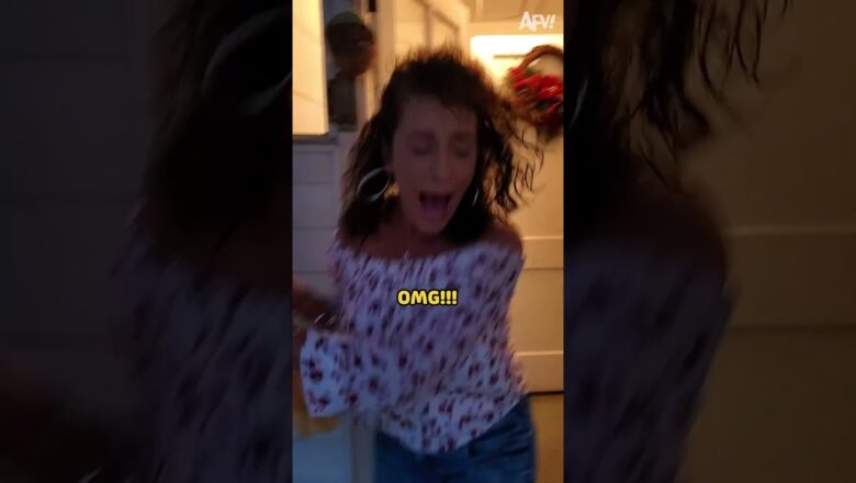 She’s got her Mom’s eyes! 😂 #afv #prank #funny