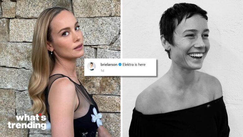 Brie Larson’s BOLD Pixie Cut for ‘Elektra’ Role IGNITES Online Frenzy