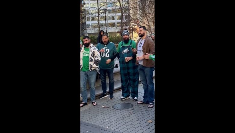 Jason Kelce look-alikes flock to Philadelphia contest #Shorts