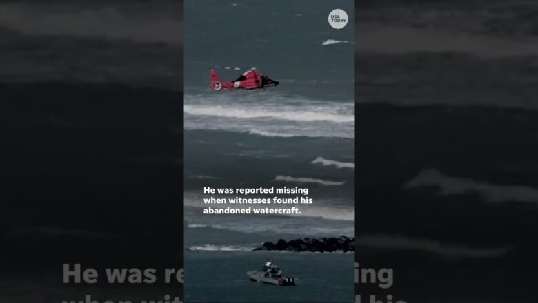 Stranded mariner rescued from inlet jetty #Shorts