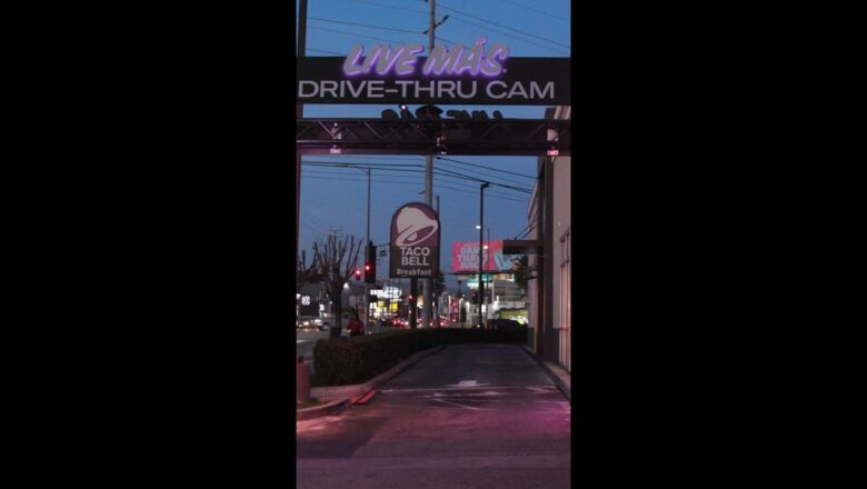 Taco Bell launches Live Más Drive-Thru Cams fo Super Bowl commercial #Shorts