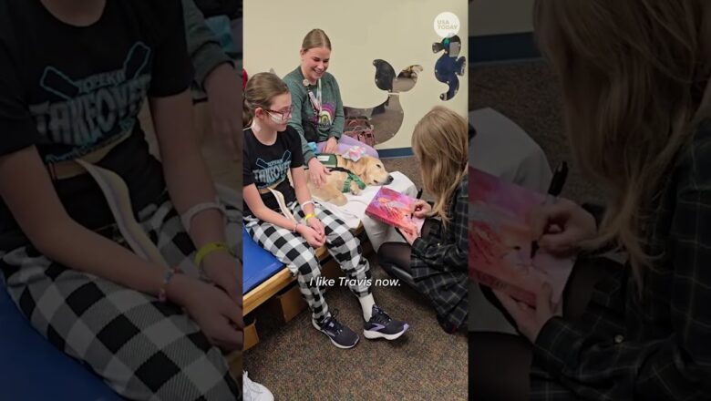 Taylor Swift visits Kansas City children’s hospital #Shorts