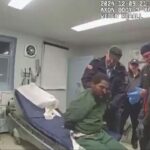 Warning: Footage shows cuffed inmate being assaulted by New York officers