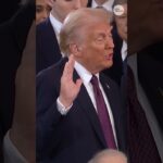 Watch: Donald Trump sworn in as the 47th president of the United States #Shorts