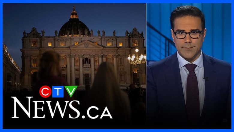 Black smoke pours from Sistine Chapel chimney  | CTV National News at 11 for Wednesday, May 7, 2025