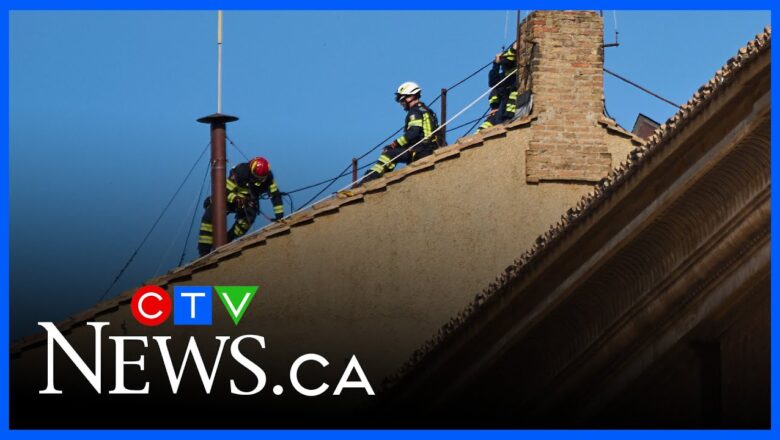 CONCLAVE | Chimney installed on Sistine Chapel ahead of selection process for new pope