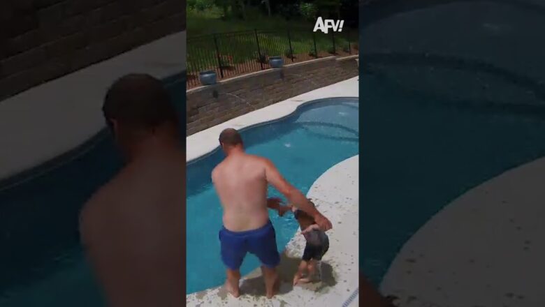 Dad saves the day! 🙌 #afv #caughtoncamera #funnyvideos #shorts