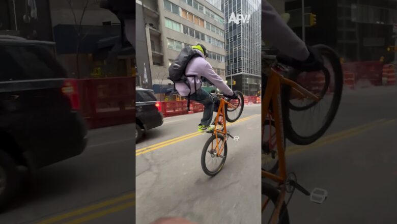 Just a casual morning bike ride 😅 #afv #fail #funnyvideos #shorts