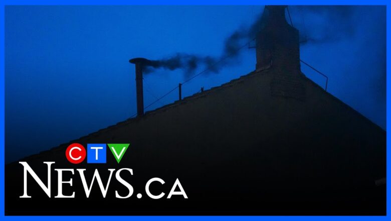 No pope elected on first ballot as black smoke spotted at the Sistine Chapel chimney
