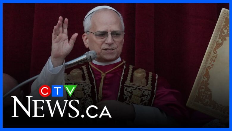 ‘Peace be with you all,’ | Pope Leo XIV speaks to the crowd in St. Peter’s Square