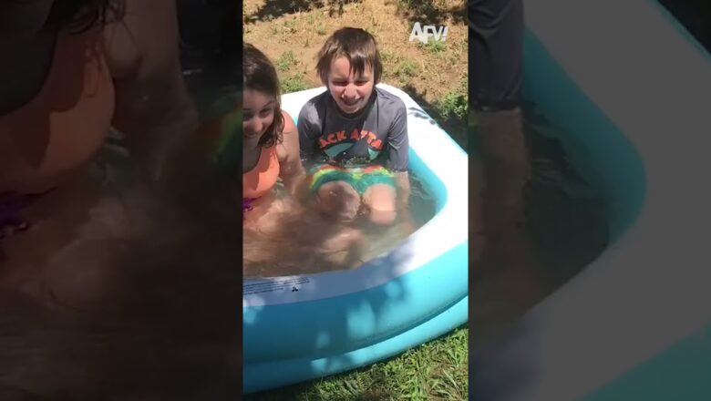 This is gonna ruin the pool party 😩 #afv #fail #funny #shorts