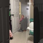 WHERE DID SHE GO!? 😧 #afv #fail #funny #shorts