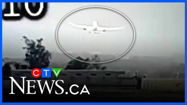 CCTV footage captures moments before Air India flight crash