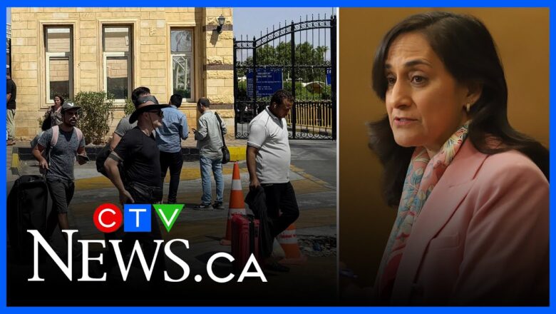 Foreign affairs minister says Canadians to have consular services expanded in Middle East