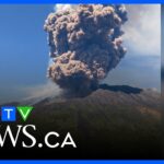 Tourists run for cover after Europe’s Mount Etna erupts, sends plume of ash into the sky