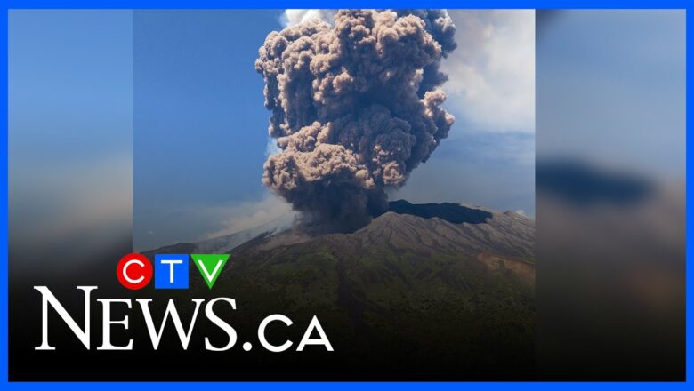 Tourists run for cover after Europe’s Mount Etna erupts, sends plume of ash into the sky