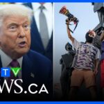 Trump claims L.A. would be ‘burning to the ground’ if the national guard was not deployed