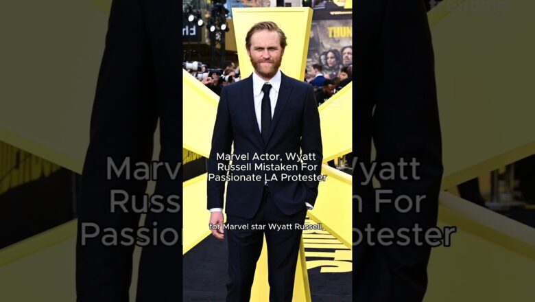 Wyatt Russel Mistaken As LA Protester | #shorts #trendingnews
