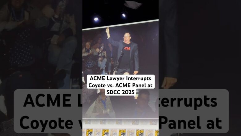 Coyote vs. Acme Panel INTERRUPTED at SDCC 2025