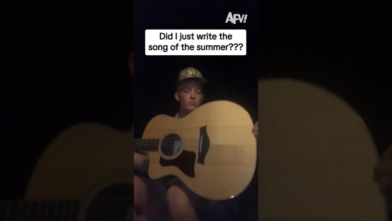 Did I just write the song of the summer???