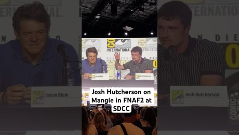 ‘Five Nights at Freddy’s 2’ Josh Hutcherson & Mangle SDCC (2025)