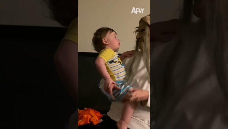 Grandson prefers my mask over my face