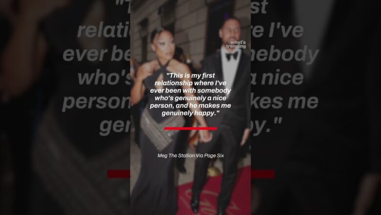 Klay Thompson & Megan Thee Stallion Officially Make Red Carpet Debut | #shorts #celebritycouples