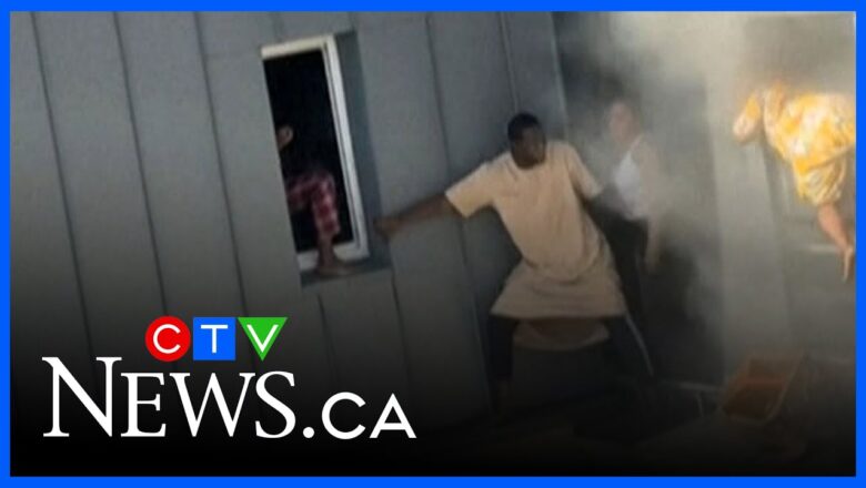 Man helps multiple people escape from Paris apartment fire | STRONG LANGUAGE WARNING