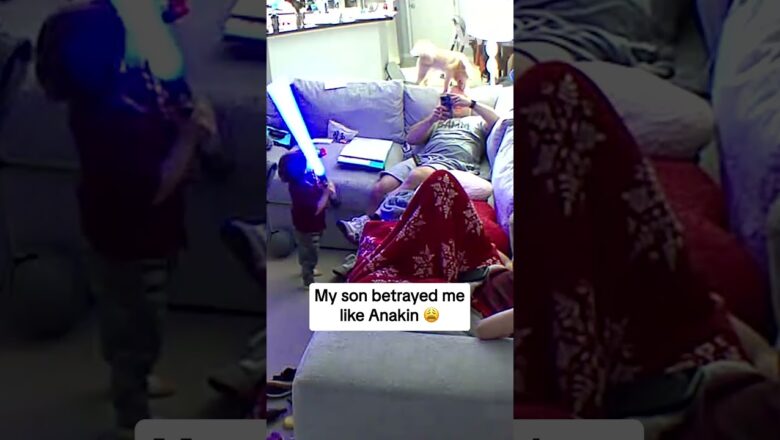 My son betrayed me like Anakin ๐ฉ