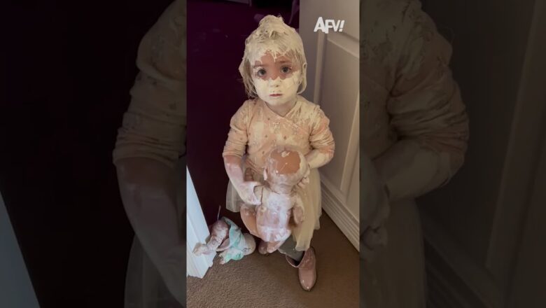 My toddler was being a little TOO quiet