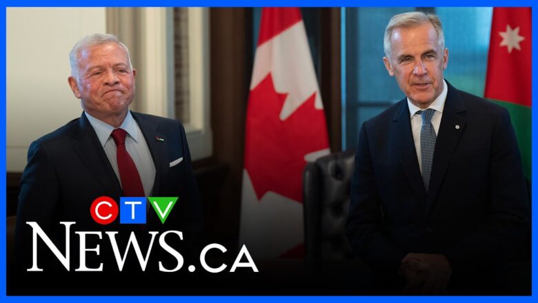 PM Carney welcomes King of Jordan to strengthen bilateral relations