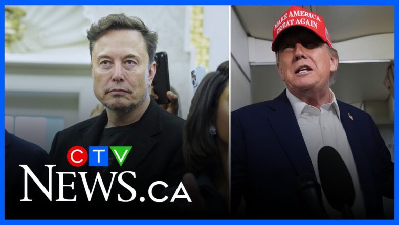 Trump slams Musk’s ‘ridiculous’ self-created political party in the U.S.