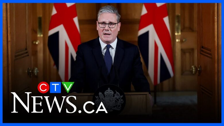 U.K. PM Starmer will recognize a Palestinian statehood, unless Israel agrees to cease fire