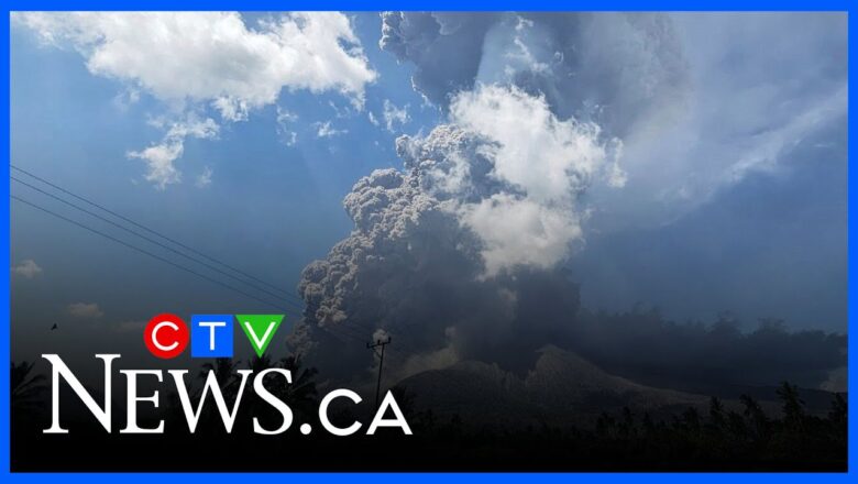 Volcano spews 18-kilometre ash tower into the sky over Indonesia