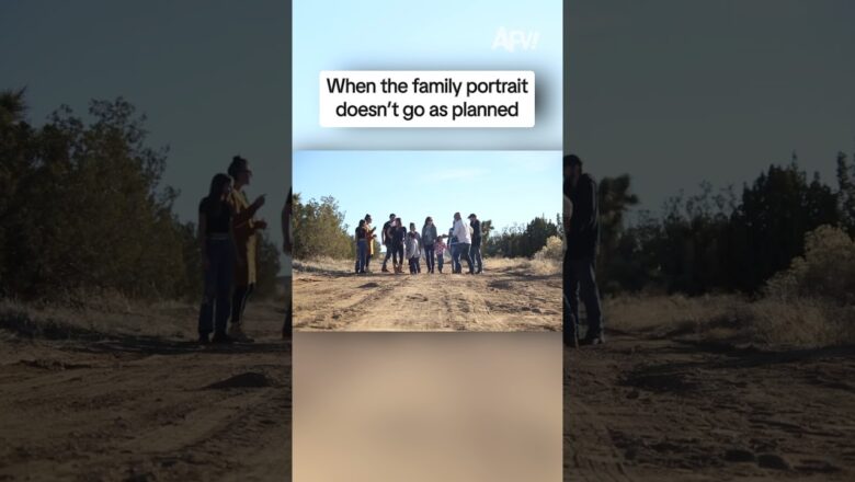 When the family portrait doesn’t go as planned