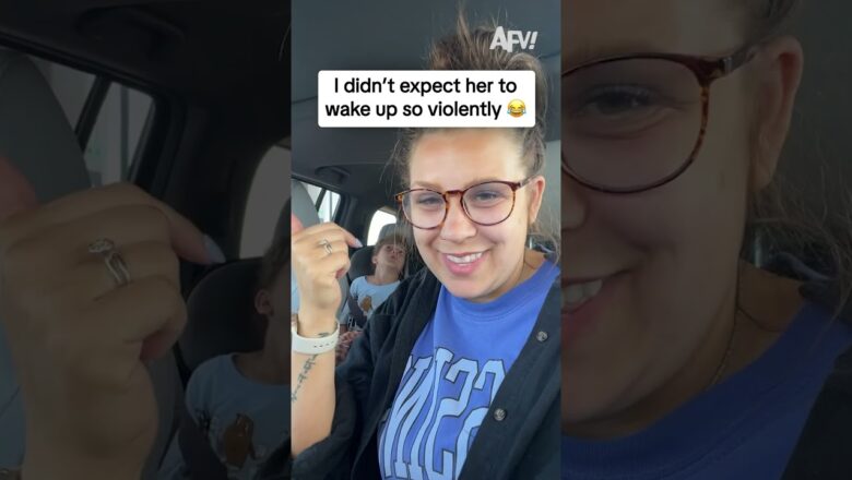 I didn’t expect her to wake up so violently 😂