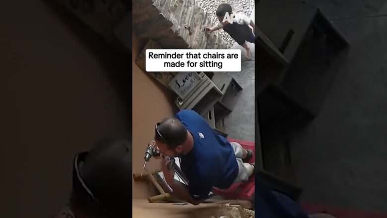 Reminder that chairs are made for sitting