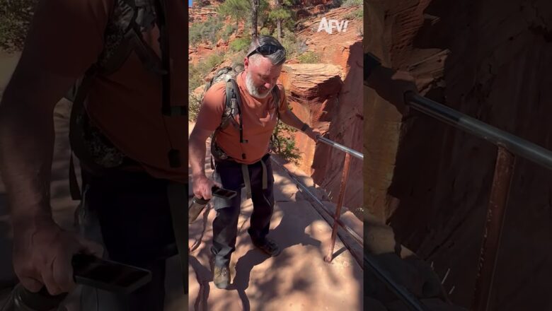 This was NOT a good day for my fear of heights