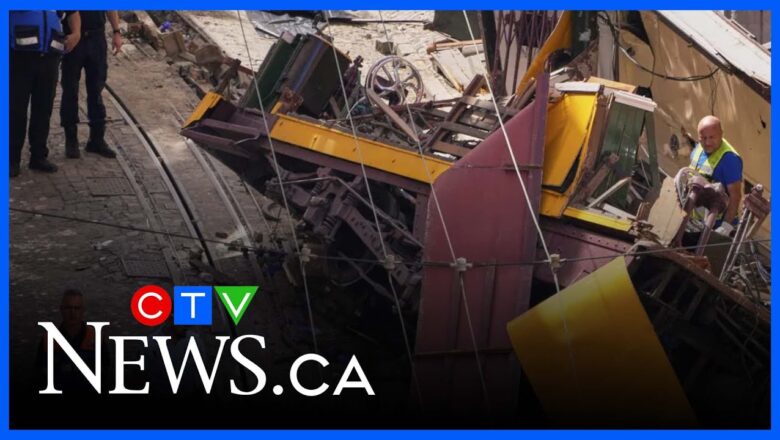 16 people, including two Canadians killed in streetcar crash in Lisbon