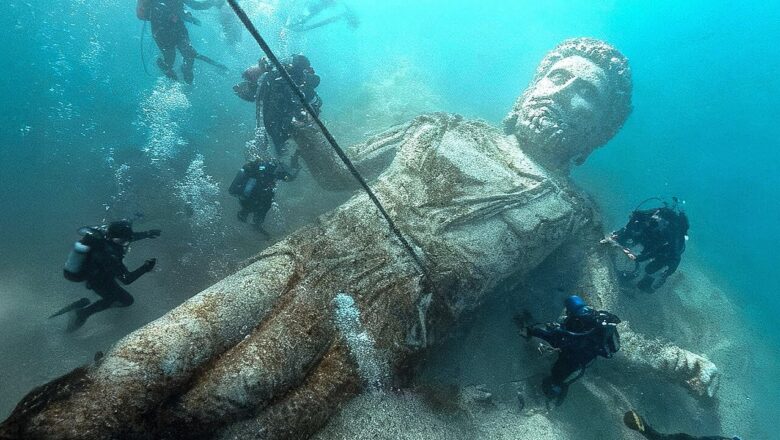 Archaeologists Have Raised One of the Seven Wonders from the Sea