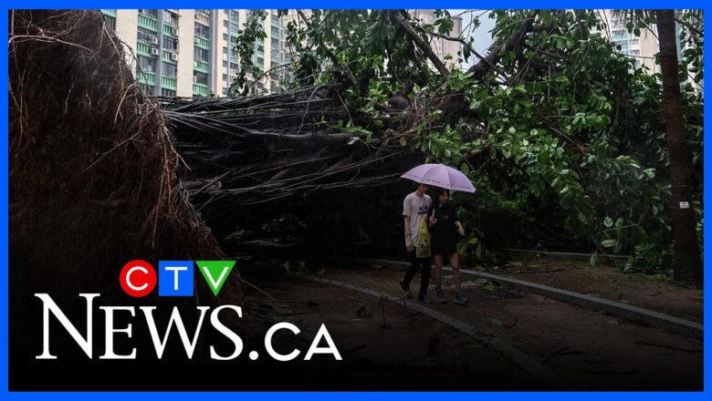 At least 17 dead after Typhoon Ragasa slams into parts of China