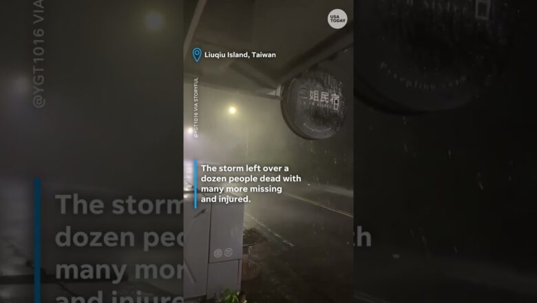 Deadly Typhoon Ragasa strikes China, Taiwan #Shorts